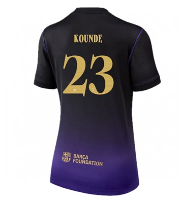 Barcelona Jules Kounde #23 Replika Bortatröja Damer 2026-27 Kortärmad